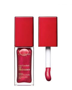 Clarins Lip Oil Shimmer 08 Deep red